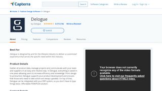 
                            6. Delogue Reviews and Pricing - 2019 - Capterra