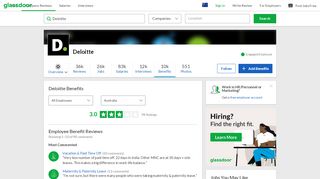 
                            10. Deloitte Employee Benefits and Perks | Glassdoor.com.au
