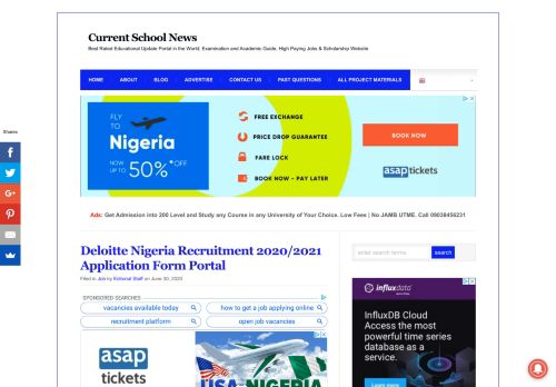 
                            11. Deloitte Nigeria Recruitment 2019-2020 and How to Apply Online ...