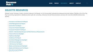 
                            9. Deloitte Resources | RevenueHub