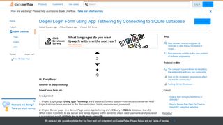
                            8. Delphi Login Form using App Tethering by Connecting to SQLite ...