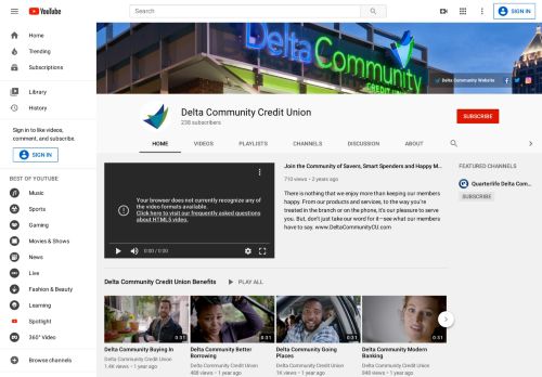 
                            12. Delta Community Credit Union - YouTube