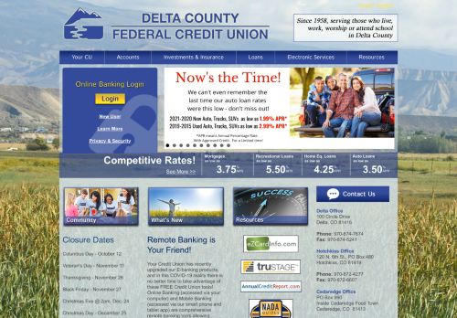 
                            9. Delta County Federal Credit Union > Mobile Web > Home