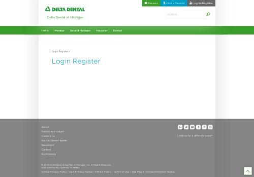 
                            11. Delta Dental Michigan - Login Register