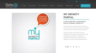 
                            9. Delta Informatica – My Infinity Portal