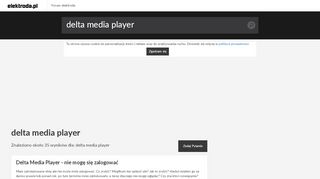 
                            8. Delta media player - tematy na elektroda.pl