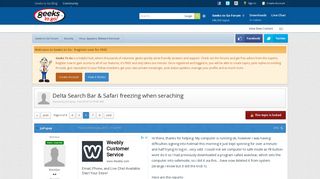 
                            11. Delta Search Bar & Safari freezing when seraching - Page 6 - Virus ...