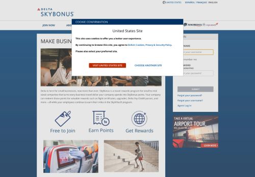 
                            11. Delta SkyBonus: Corporate Login