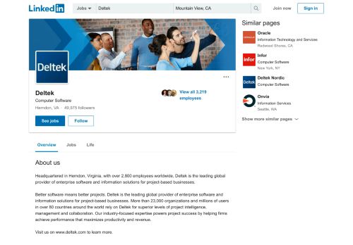 
                            10. Deltek | LinkedIn