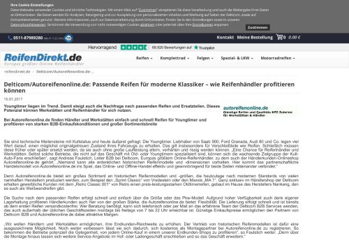 
                            4. Delticom/Autoreifenonline.de: Passende Reifen für moderne ...