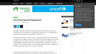 
                            1. Dem Android-Log auf die Finger geschaut | Android User