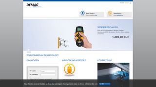 
                            1. Demag Shop Deutschland | Demag Shop - the Demag Shop!