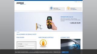 
                            2. Demag Shop US | Homepage Logged Out