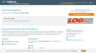 
                            3. Déménageur Log In Demenagement – Avis et commentaires - Sirelo