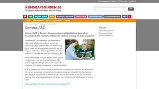 
                            5. Demens ABC - Kunskapsguiden