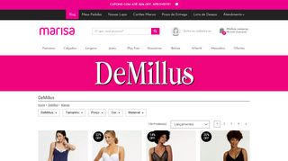 
                            11. DeMillus | Promoção de demillus na Marisa