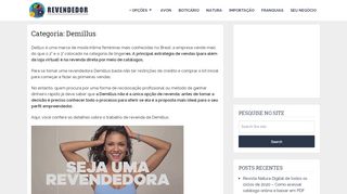 
                            7. Demillus Revendedora - Como fazer pedido, lucros e Revista: vale a ...