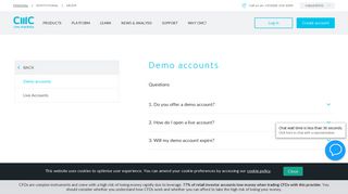 
                            3. Demo accounts| CMC Markets
