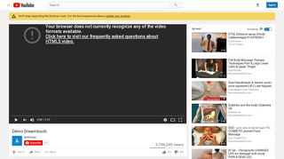 
                            4. Démo Dreamtouch - YouTube
