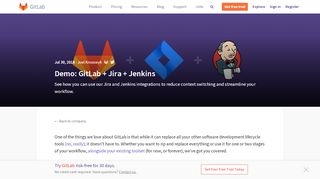 
                            13. Demo: GitLab + Jira + Jenkins | GitLab
