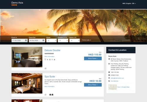 
                            7. Demo Hotel - SiteMinder