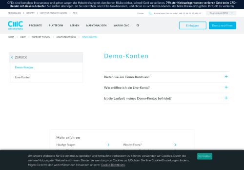 
                            4. Demo-Konten | CMC Markets