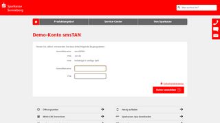
                            8. Demo Online-Banking smsTAN - Sparkasse Sonneberg