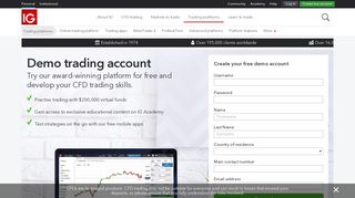 
                            12. Demo Trading Account | Open Trading Demo Account - IG.com