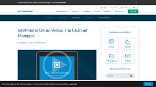 
                            8. Demo Video: The Channel Manager by SiteMinder