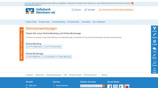 
                            13. Demoanwendungen (Anmeldung zum Online-Banking) - Volksbank ...