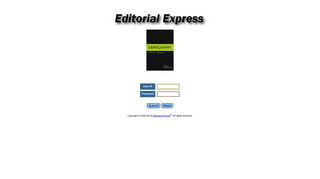 
                            7. Demography - Welcome to Editorial Express -- User Login