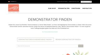 
                            3. Demonstrator finden - Stampin' Up!