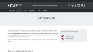 
                            6. Demoversion – MSVplus Musikschulverwaltung