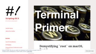 
                            11. Demystifying `root` on macOS, Part 1 – Scripting OS X
