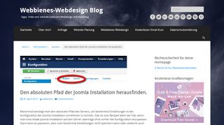 
                            8. Den absoluten Pfad der Joomla Installation herausfinden ...