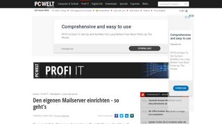 
                            9. Den eigenen Mailserver einrichten - so geht's - PC-WELT