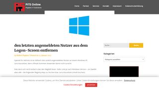 
                            2. den letzten angemeldeten Nutzer aus dem Logon-Screen entfernen ...