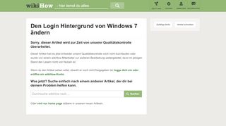 
                            11. Den Login Hintergrund von Windows 7 ändern – wikiHow