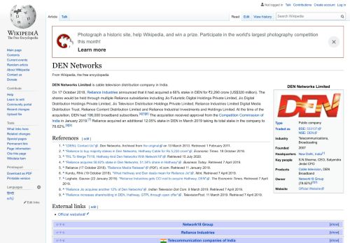 
                            10. DEN Networks - Wikipedia