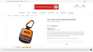 
                            5. Den Norske Turistforening - GPS - Spot gen3 satelittmeldingssender