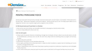 
                            7. Dendax | Parteneriat persoane fizice