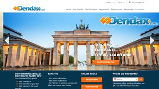 
                            5. Dendax | Tax Refund, Tax Calculator