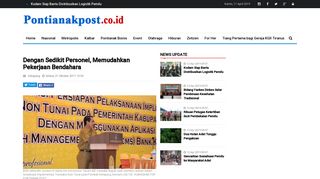 
                            9. Dengan Sedikit Personel, Memudahkan Pekerjaan ... - Pontianak Post