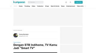 
                            10. Dengan STB Indihome, TV Kamu Jadi 