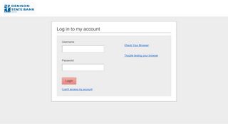 
                            10. Denison State Bank | Login