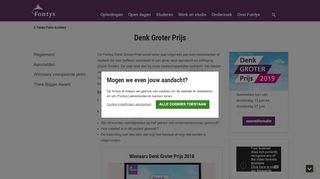 
                            5. Denk Groter Prijs | Fontys