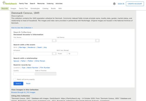 
                            5. Denmark Census, 1845 — FamilySearch.org