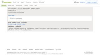 
                            4. Denmark Church Records, 1484-1941 — FamilySearch.org