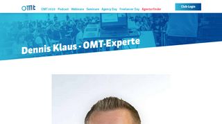 
                            8. Dennis Klaus - OMT-Speaker
