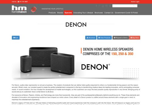 
                            13. Denon | Audio Visual Systems - Homemation